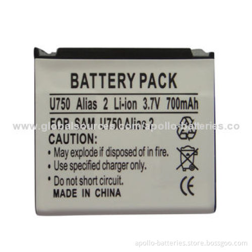 Mobile Phone Battery with 3.7V Voltage and 700mAh Capacity, Suitable for SAM Zeal/SCH-U750/S